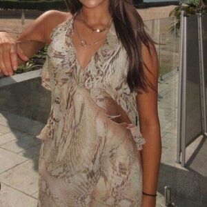 Zara Snakeskin Dress